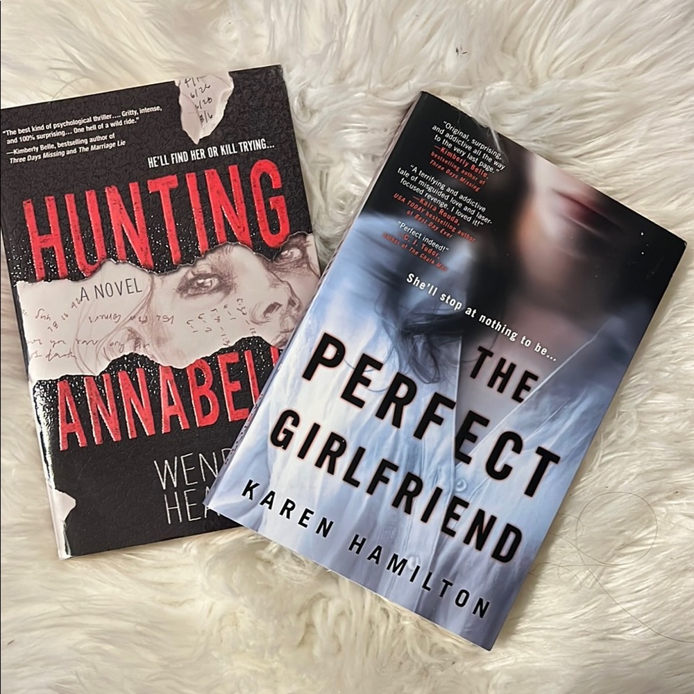 Thrilling Novel Set: Hunting Annabelle & The Perfect Girlfriend